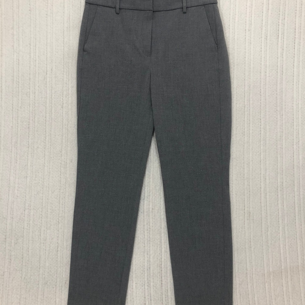 J.Crew‎ Ruby Crop Pant Grey Heathered Slim Tapered Trousers Size 4